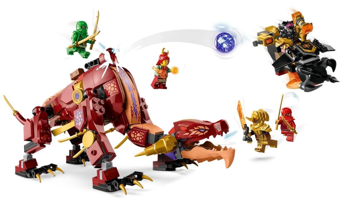 LEGO® Ninjago - A lava dragon that transforms into a wave of fire